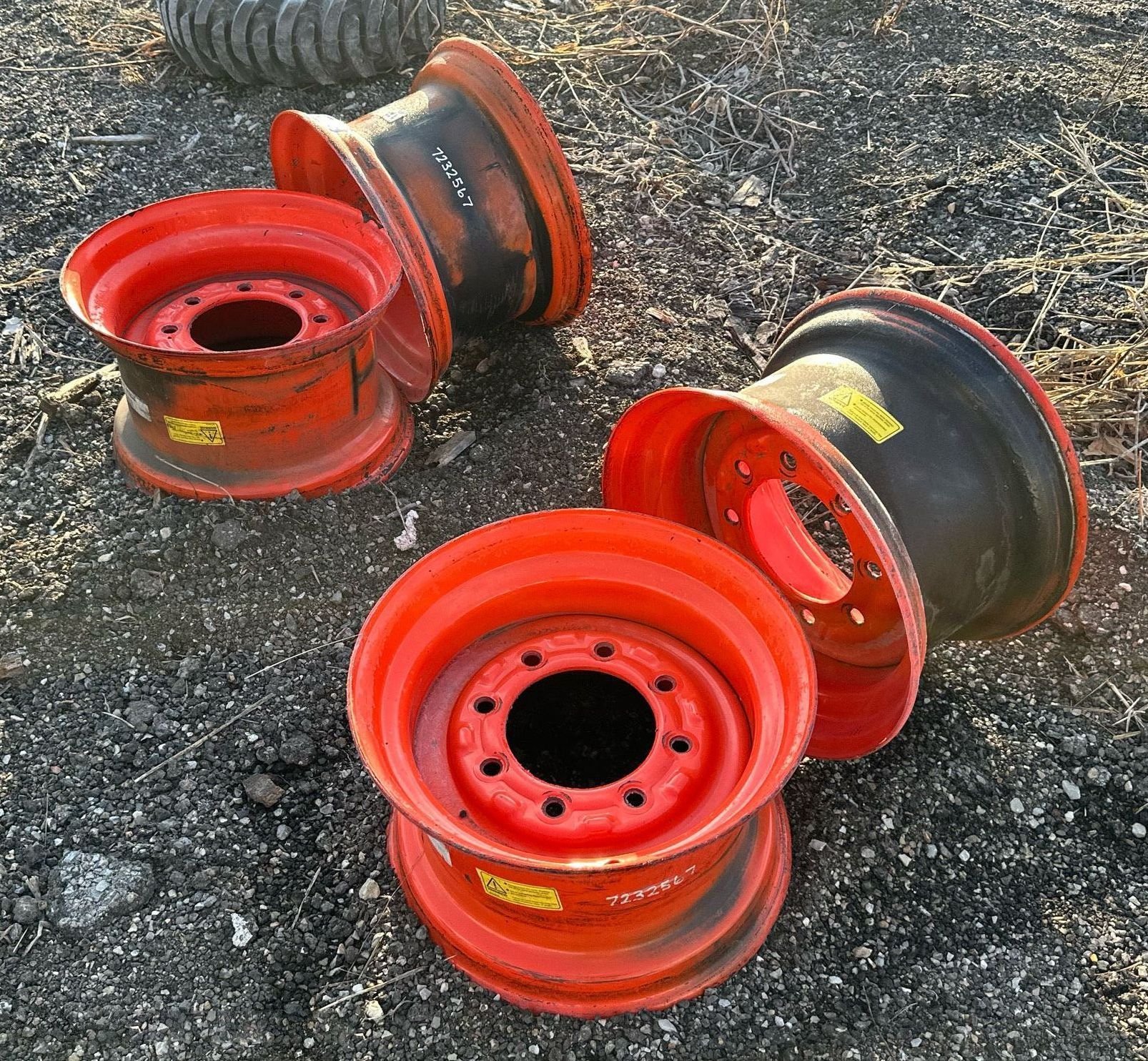 Skid Steer Wheels (4) 12x16.5